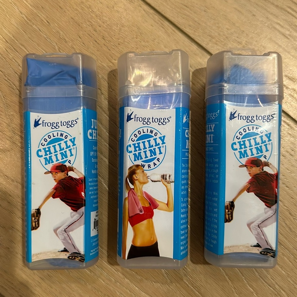 CHILLY MINI Cooling Wrap | 3 Count | BLUE | NEW